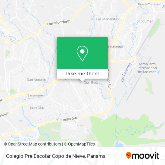 Colegio Pre Escolar Copo de Nieve map