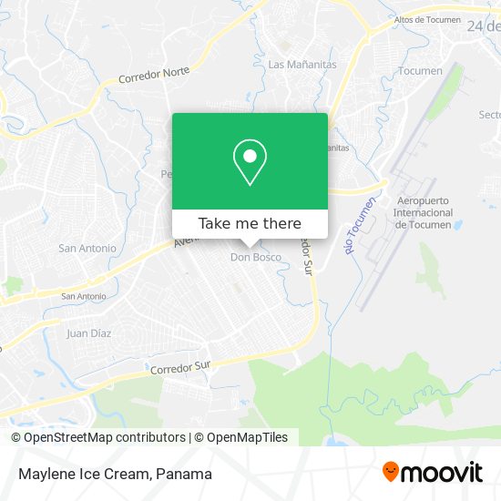 Mapa de Maylene Ice Cream