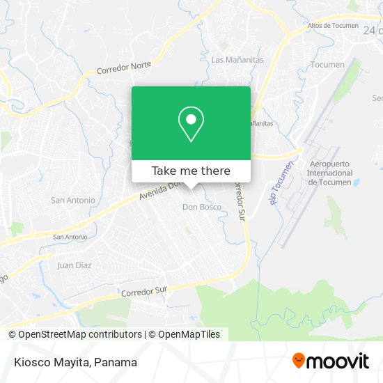Kiosco Mayita map