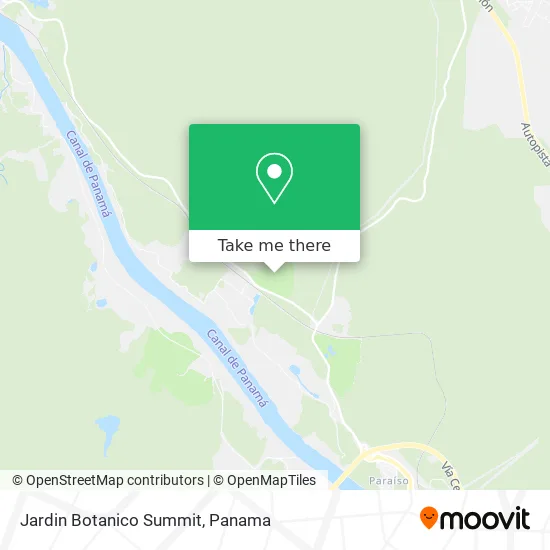 Mapa de Jardin Botanico Summit
