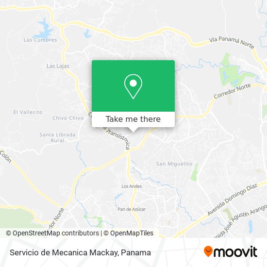 Servicio de Mecanica Mackay map