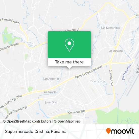 Supermercado Cristina map