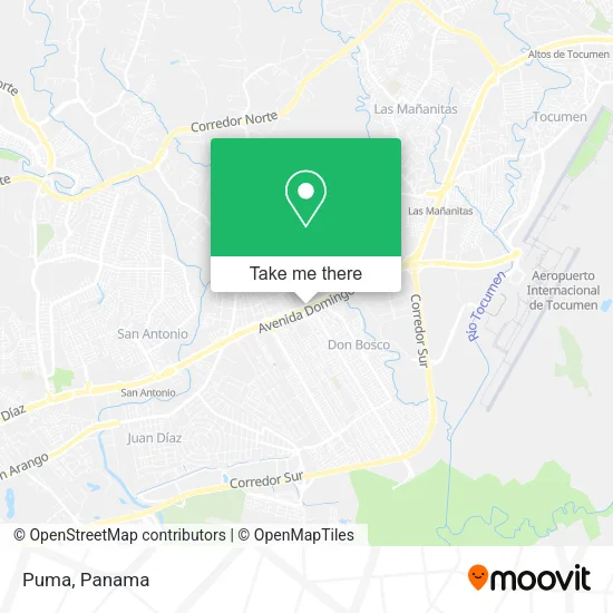 Mapa de Puma