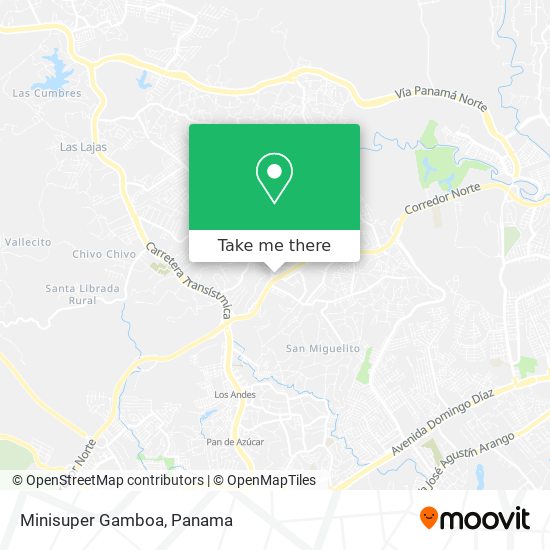 Minisuper Gamboa map
