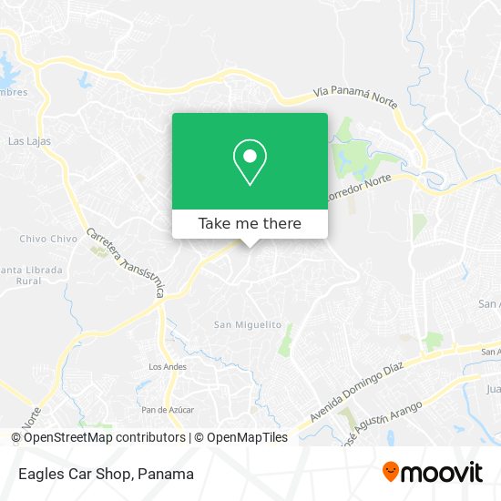 Mapa de Eagles Car Shop