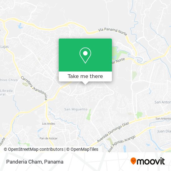 Panderia Cham map