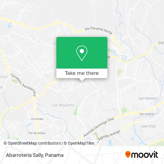 Abarroteria Sally map