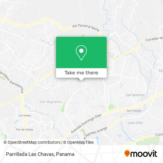 Parrillada Las Chavas map