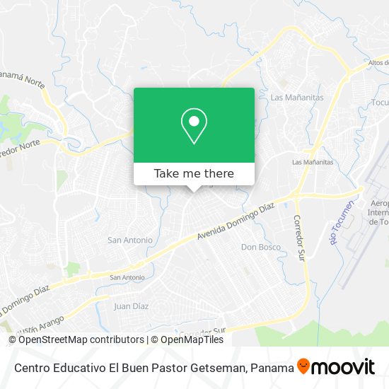 Centro Educativo El Buen Pastor Getseman map