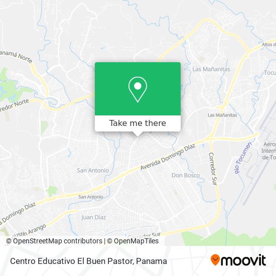 Centro Educativo El Buen Pastor map