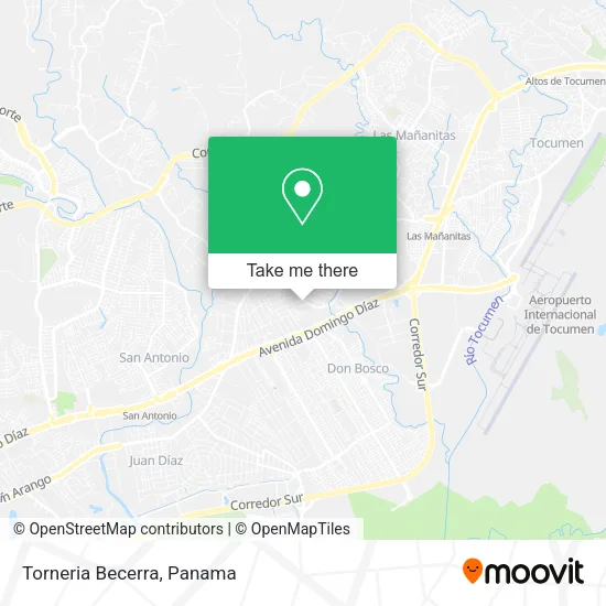 Mapa de Torneria Becerra