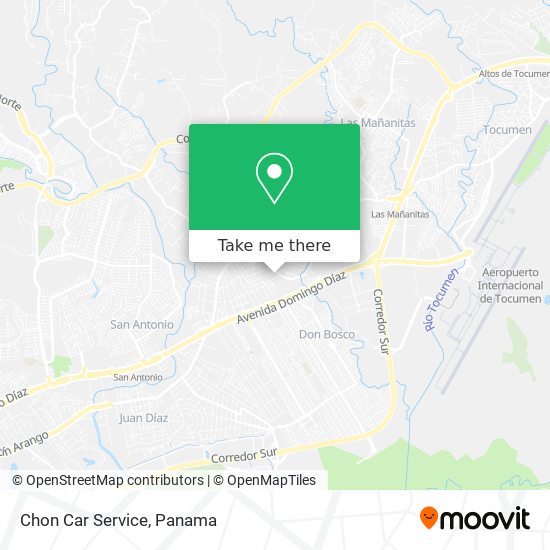 Mapa de Chon Car Service