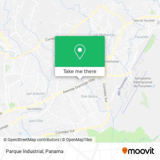 Parque Industrial map