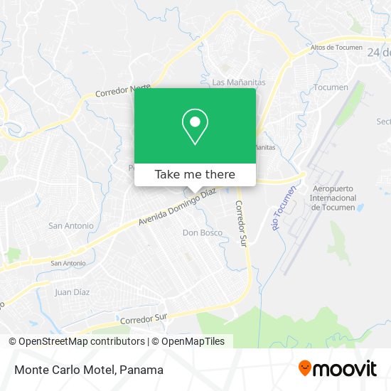 Monte Carlo Motel map