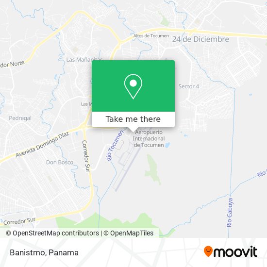 Mapa de Banistmo
