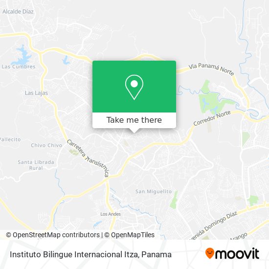 Mapa de Instituto Bilingue Internacional Itza