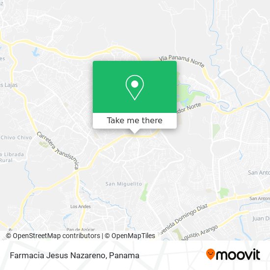 Farmacia Jesus Nazareno map