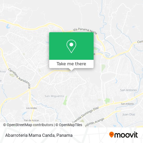 Abarroteria Mama Canda map