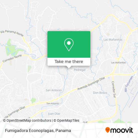 Mapa de Fumigadora Econoplagas