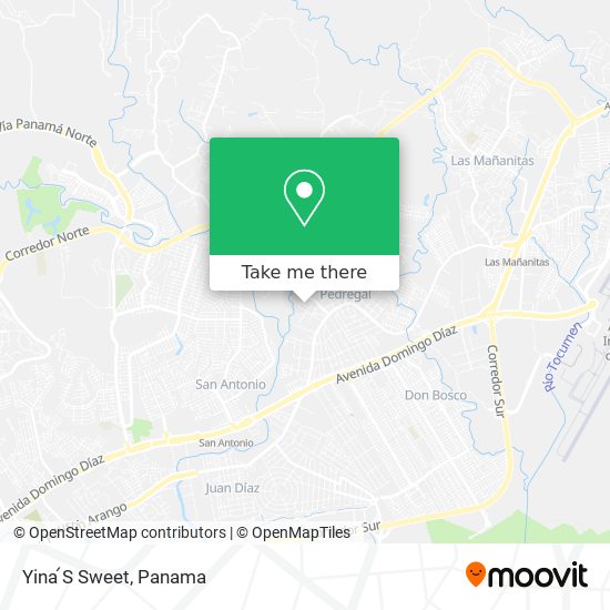 Mapa de Yina ́S Sweet