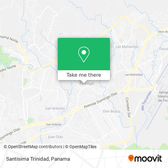Santísima Trinidad map