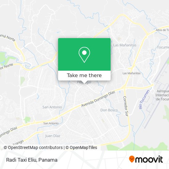 Radi Taxi Eliu map