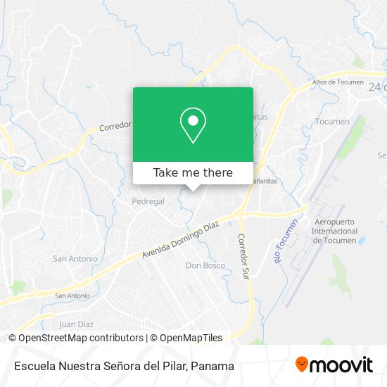 Escuela Nuestra Señora del Pilar map