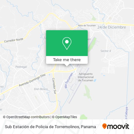 Mapa de Sub Estación de Policia de Torremolinos