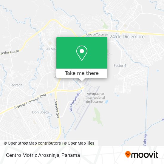 Centro Motriz Arosninja map