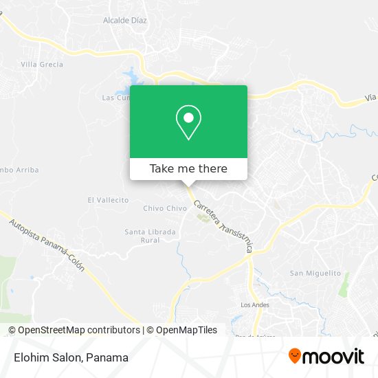 Elohim Salon map