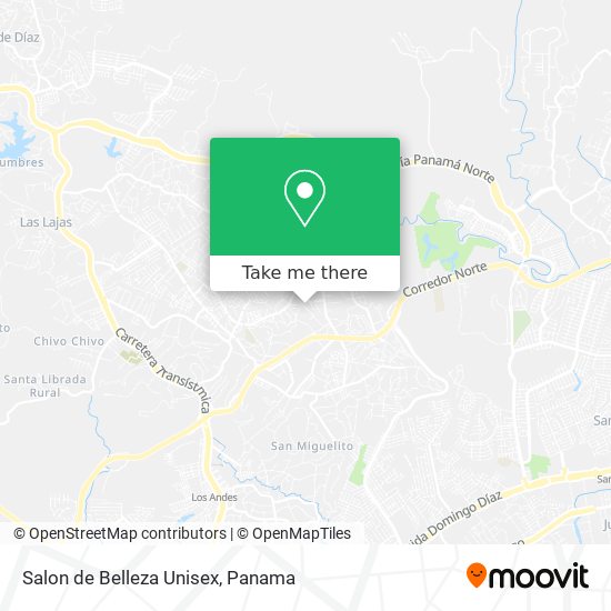 Salon de Belleza Unisex map