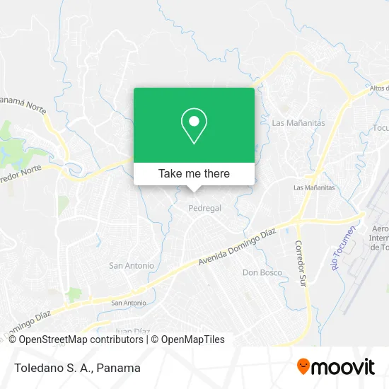 Mapa de Toledano S. A.