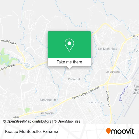 Mapa de Kiosco Montebello