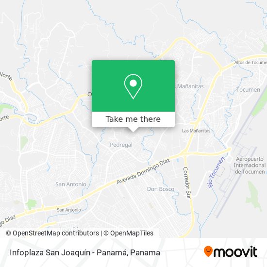 Infoplaza San Joaquín - Panamá map