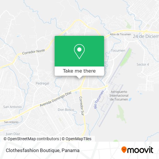 Clothesfashion Boutique map