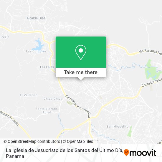 La Iglesia de Jesucristo de los Santos del Último Día map