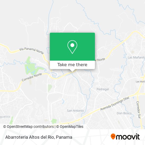 Abarroteria Altos del Rio map