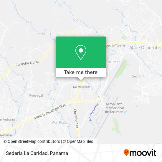Sederia La Caridad map