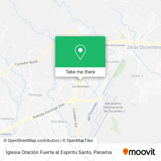 Mapa de Iglesia Oración Fuerte al Espíritu Santo