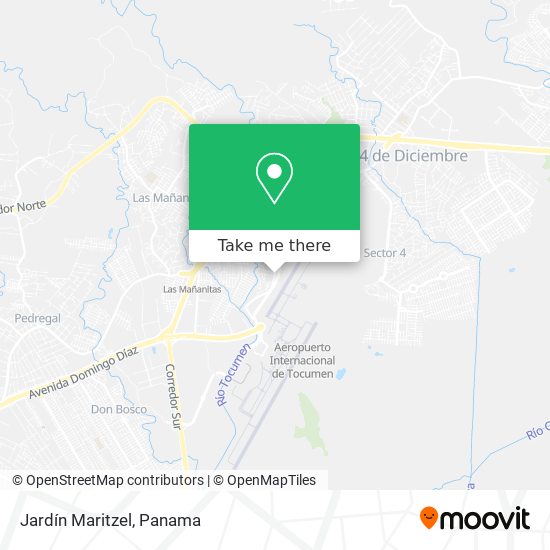 Jardín Maritzel map