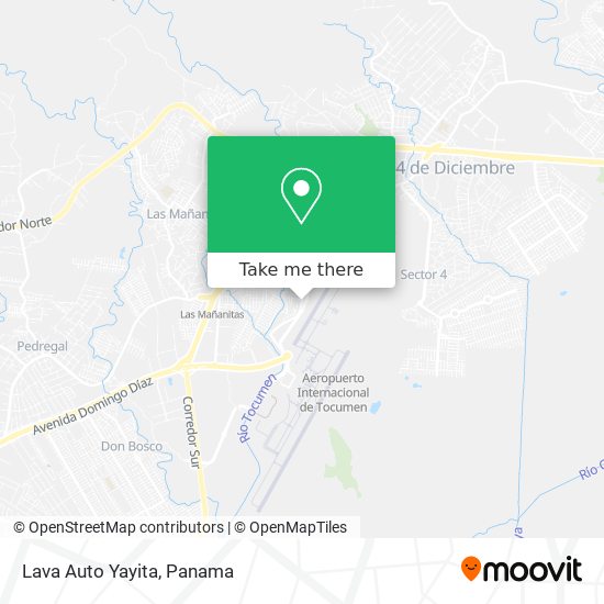 Lava Auto Yayita map