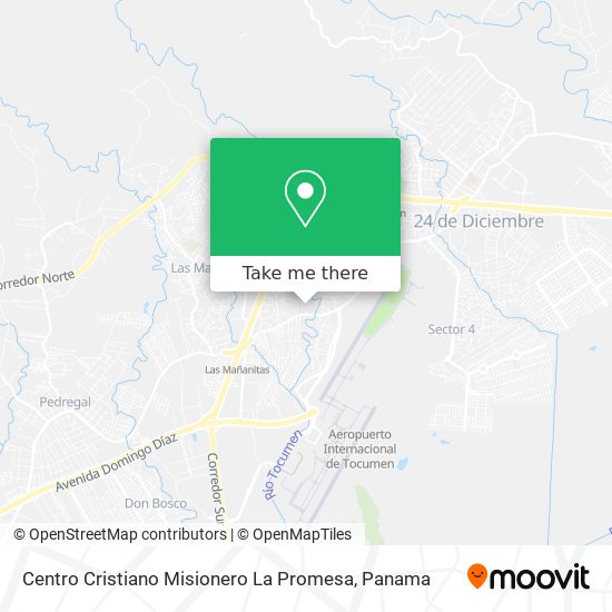 Mapa de Centro Cristiano Misionero La Promesa