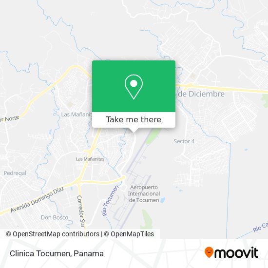 Clinica Tocumen map