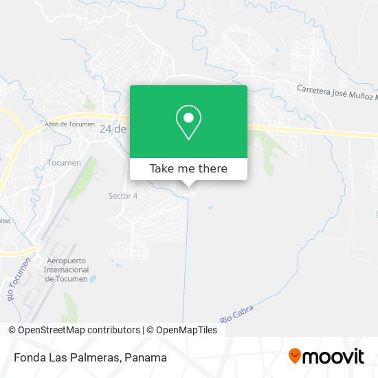 Fonda Las Palmeras map