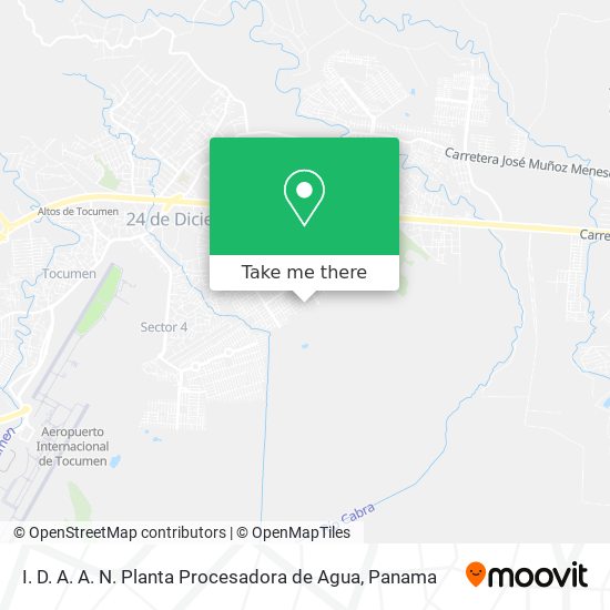 I. D. A. A. N. Planta Procesadora de Agua map