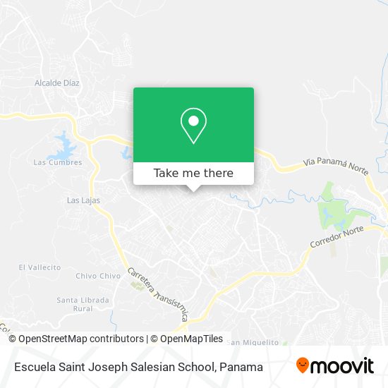 Mapa de Escuela Saint Joseph Salesian School