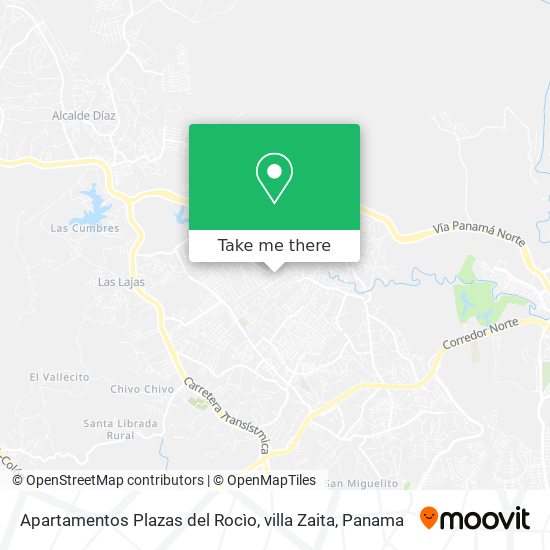 Mapa de Apartamentos Plazas del Rocìo, villa Zaita