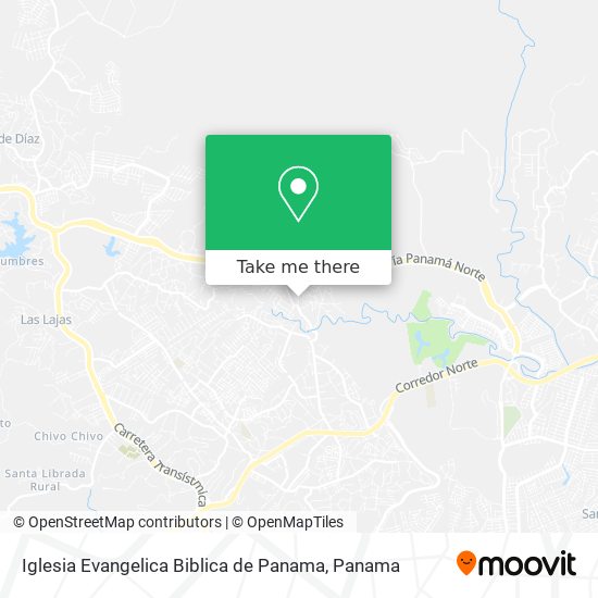 Iglesia Evangelica Biblica de Panama map