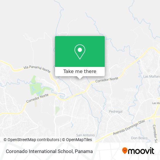 Coronado International School map