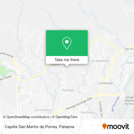 Mapa de Capilla San Martin de Porres